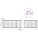 Gabion cu Fir de 5 mm și Plasă de 5x10 cm 850x30x50 cm - WALTI WALTI