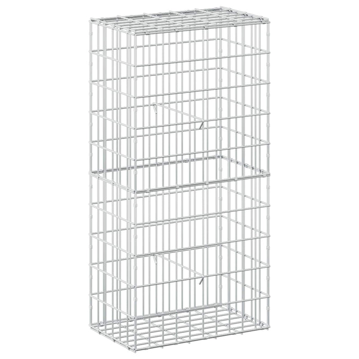 Gabion cu Sârmă de 5 mm și Plasă de 5x10 cm 50x30x100 cm WALTI