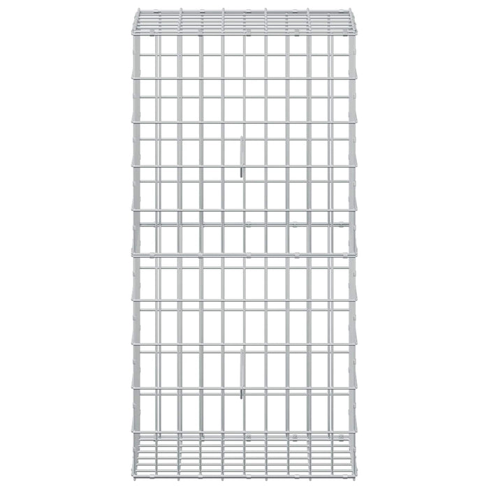 Gabion cu Sârmă de 5 mm și Plasă de 5x10 cm 50x30x100 cm WALTI