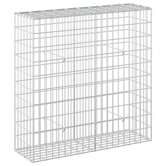 Gabion cu Sârmă de 5 mm și Plasă de 5x10 cm 100x30x100 cm WALTI