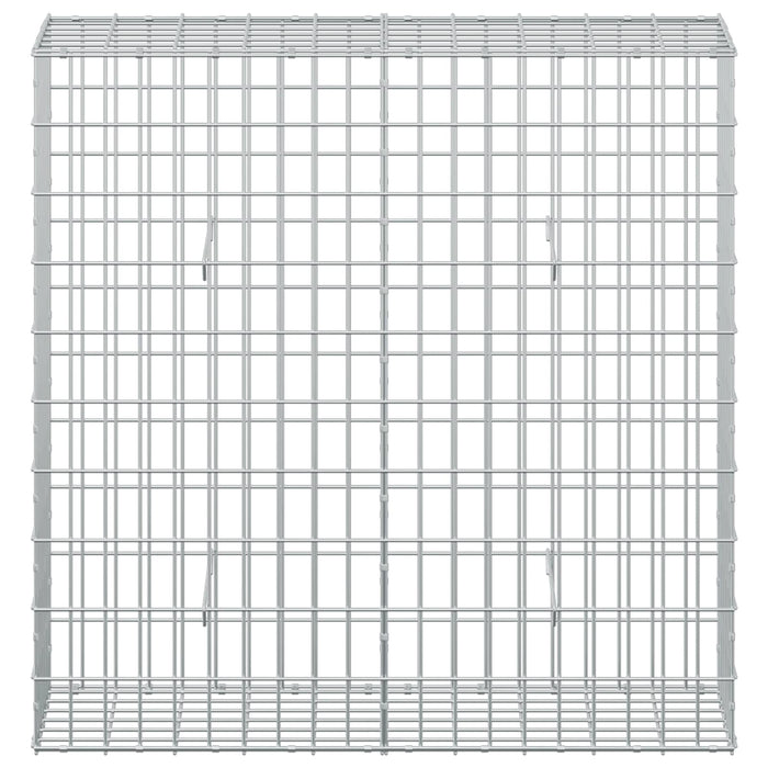 Gabion cu Sârmă de 5 mm și Plasă de 5x10 cm 100x30x100 cm WALTI