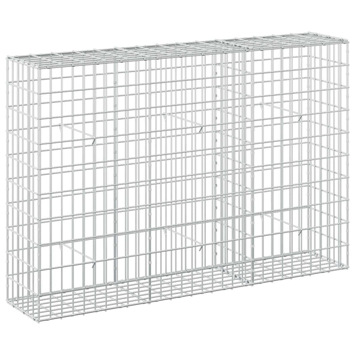 Gabion cu Sârmă de 5 mm și Plasă de 5x10 cm 150x30x100 cm WALTI