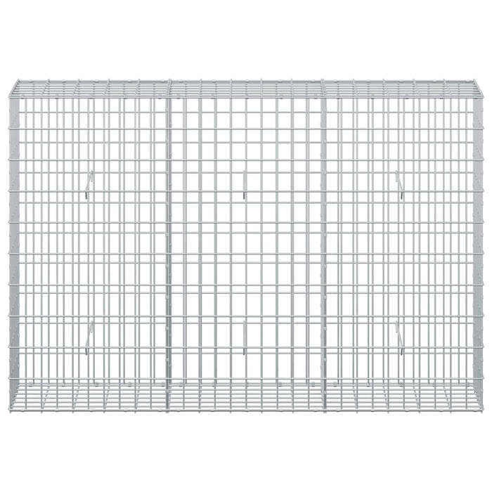 Gabion cu Sârmă de 5 mm și Plasă de 5x10 cm 150x30x100 cm WALTI