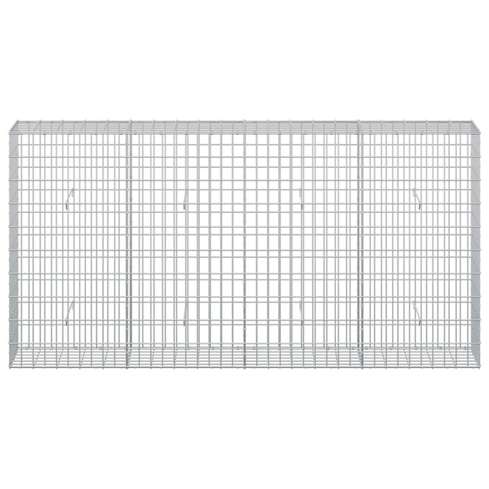 Gabion cu Sârmă de 5 mm și Plasă de 5x10 cm 200x30x100 cm WALTI