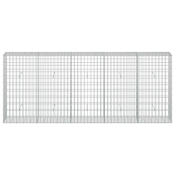 Gabion cu Sârmă de 5 mm și Plasă de 5x10 cm 250x30x100 cm WALTI