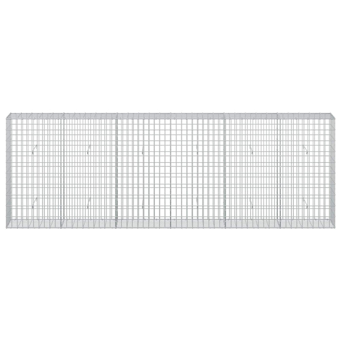 Gabion cu Sârmă de 5 mm și Plasă de 5x10 cm 300x30x100 cm WALTI