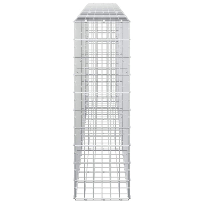 Gabion cu Sârmă de 5 mm și Plasă de 5x10 cm 300x30x100 cm WALTI