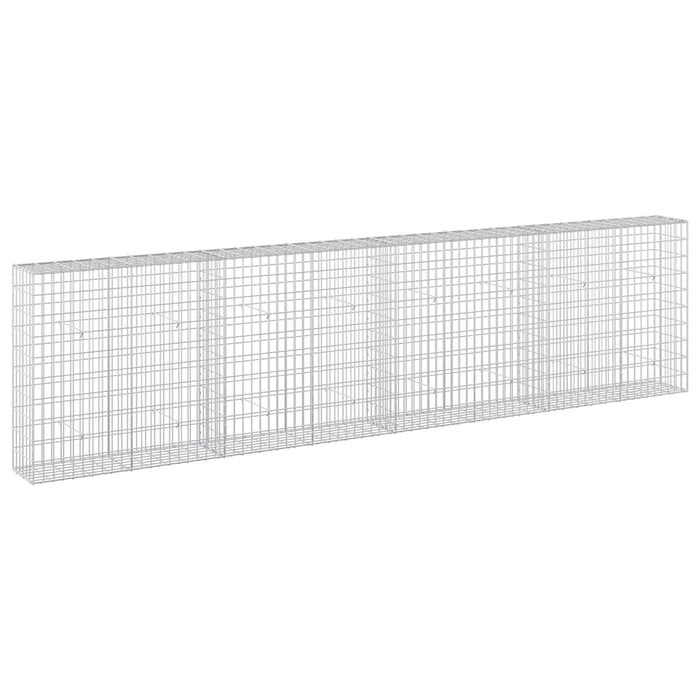 Gabion cu Sârmă de 5 mm și Plasă de 5x10 cm 400x30x100 cm WALTI
