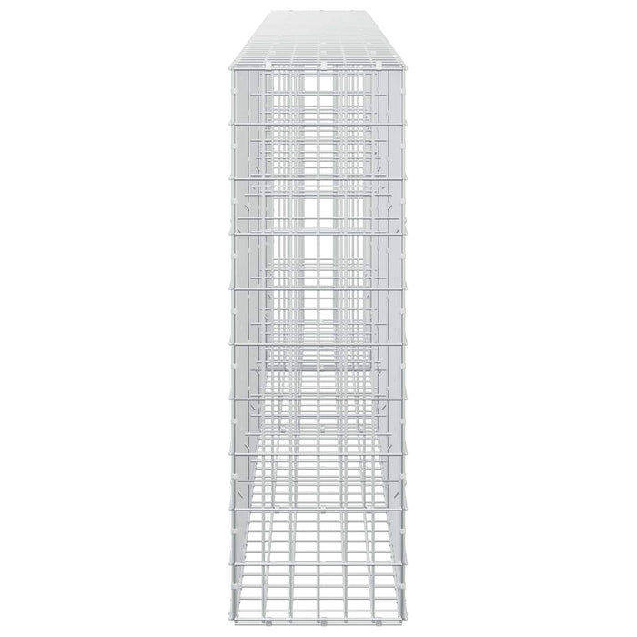 Gabion cu Sârmă de 5 mm și Plasă de 5x10 cm 400x30x100 cm WALTI