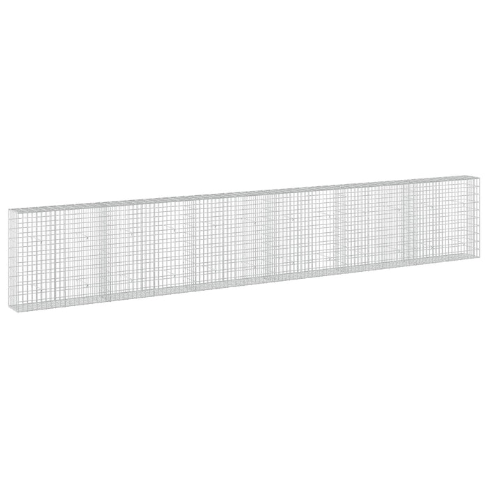 Gabion cu Sârmă de 5 mm și Plasă de 5x10 cm 600x30x100 cm WALTI