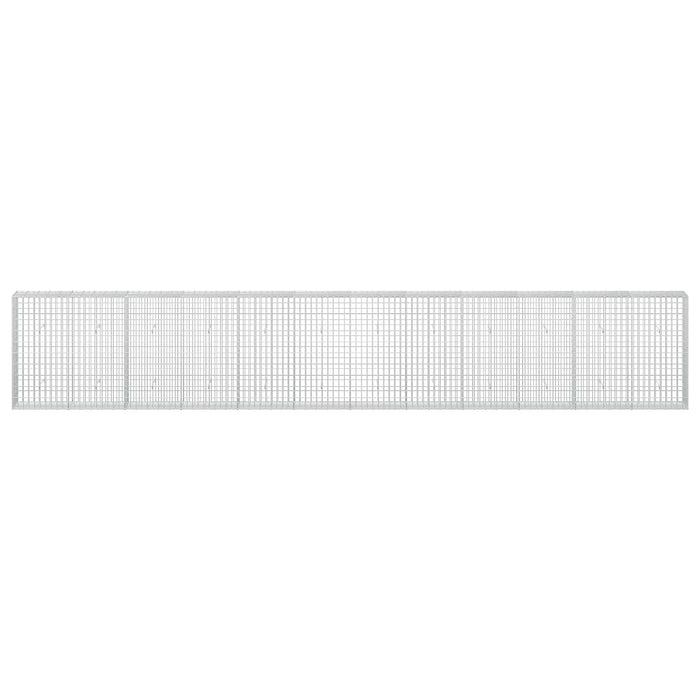 Gabion cu Sârmă de 5 mm și Plasă de 5x10 cm 600x30x100 cm WALTI
