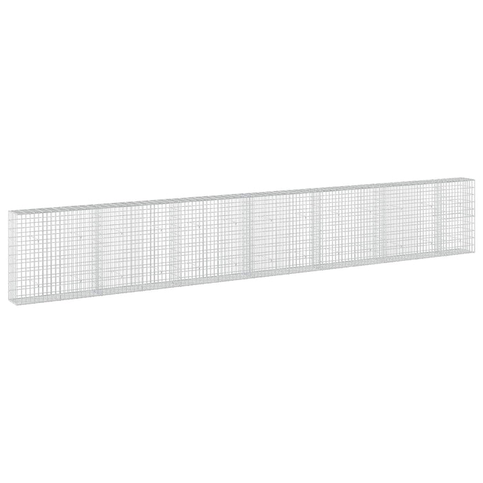 Gabion cu Fir de 5 mm și Plasă de 5x10 cm 650x30x100 cm - WALTI WALTI