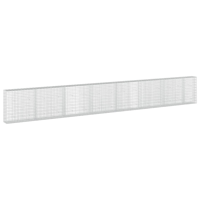 Gabion cu Sârmă de 5 mm și Plasă de 5x10 cm 750x30x100 cm WALTI
