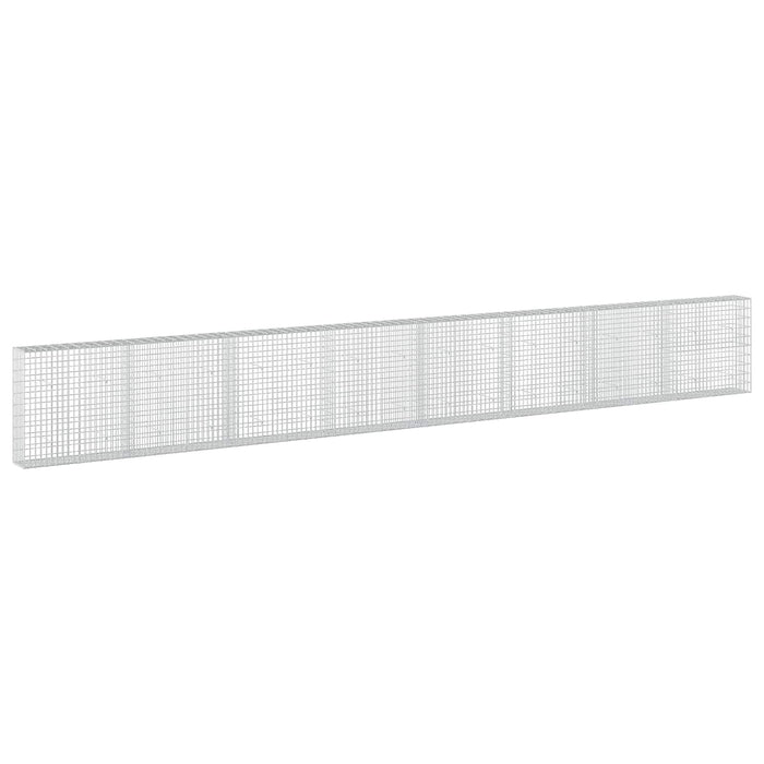 Gabion cu Fir de 5 mm și Plasă de 5x10 cm 800x30x100 cm - WALTI WALTI