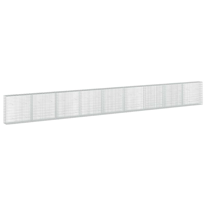 Gabion cu Sârmă de 5 mm și Plasă de 5x10 cm 900x30x100 cm WALTI