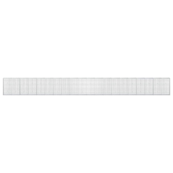 Gabion cu Sârmă de 5 mm și Plasă de 5x10 cm 1000x30x100 cm WALTI