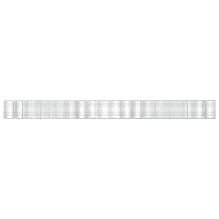 Gabion cu Sârmă de 5 mm și Plasă de 5x10 cm 1150x30x100 cm WALTI
