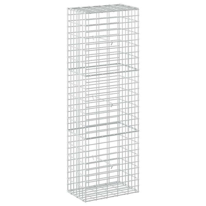 Gabion cu Sârmă de 5 mm și Plasă de 5x10 cm 50x30x150 cm WALTI