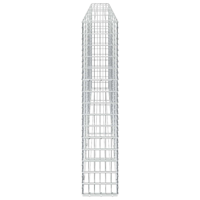 Gabion cu Sârmă de 5 mm și Plasă de 5x10 cm 50x30x150 cm WALTI