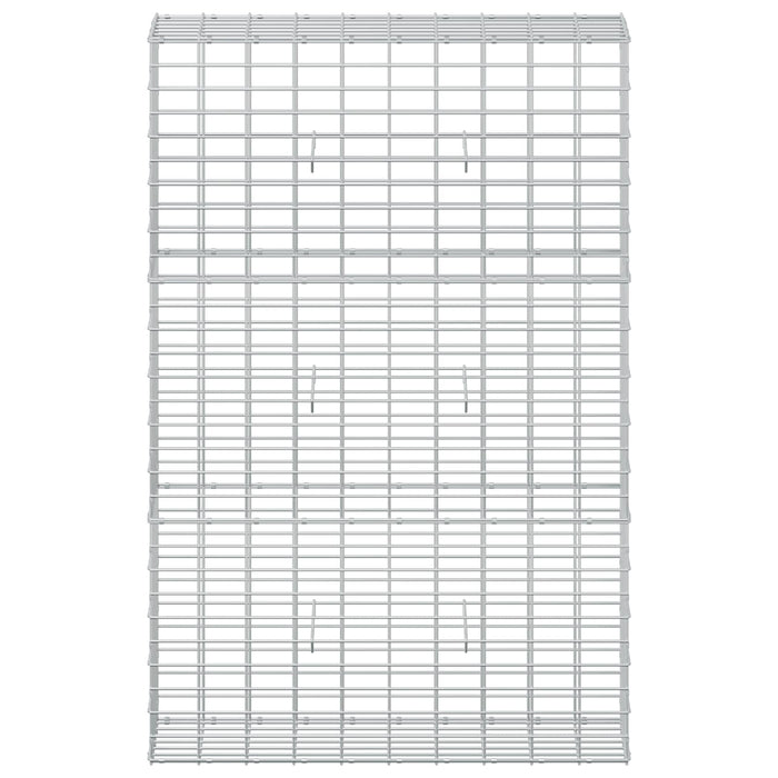 Gabion cu Sârmă de 5 mm și Plasă de 5x10 cm 100x30x150 cm WALTI