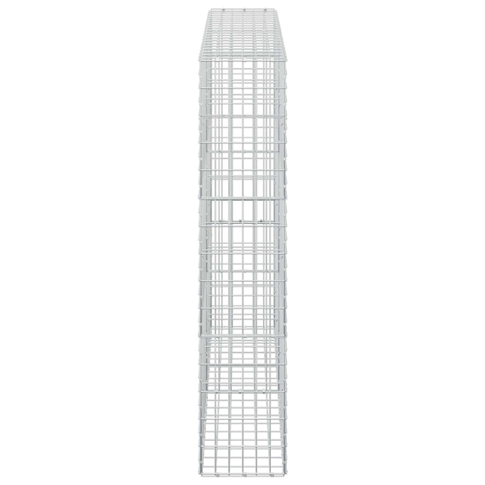 Gabion cu Sârmă de 5 mm și Plasă de 5x10 cm 200x30x150 cm WALTI