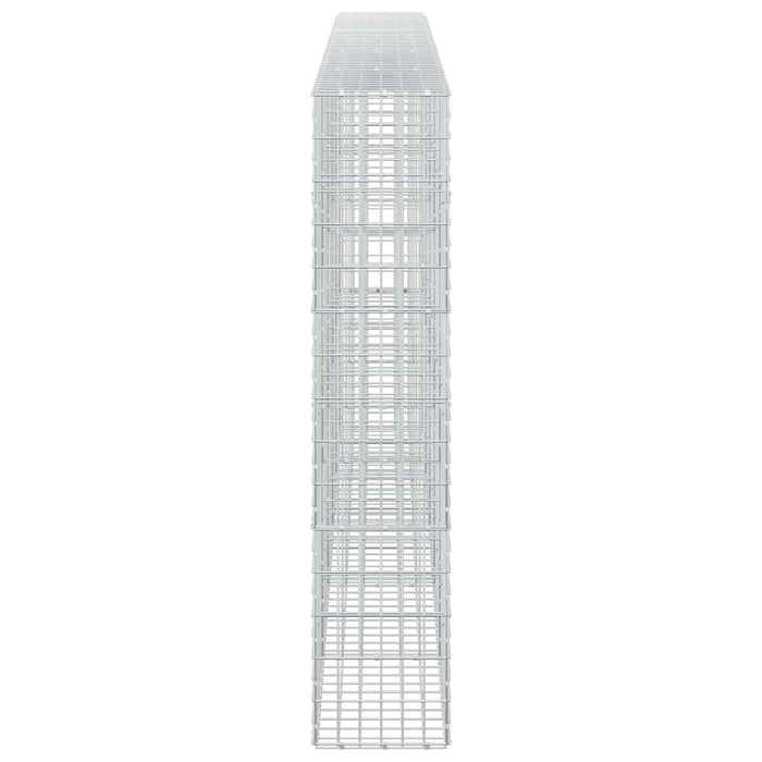 Gabion cu Sârmă de 5 mm și Plasă de 5x10 cm 500x30x150 cm WALTI