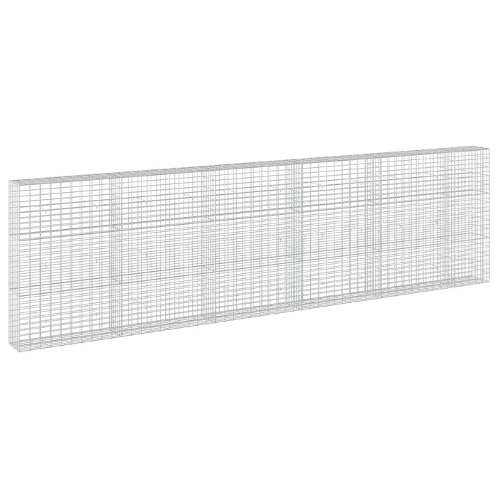Gabion cu Fir de 5 mm și Plasă de 5x10 cm 550x30x150 cm WALTI