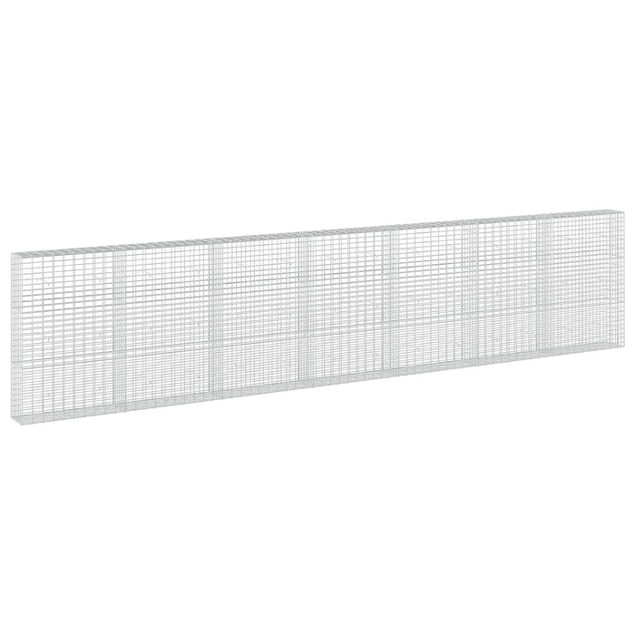 Gabion cu Sârmă de 5 mm și Plasă de 5x10 cm 700x30x150 cm WALTI