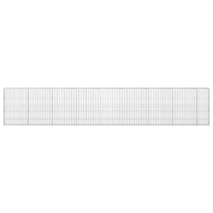 Gabion cu Fir de 5 mm și Plasă de 5x10 cm 850x30x150 cm WALTI