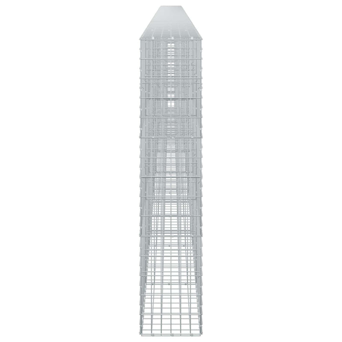 Gabion cu Sârmă de 5 mm și Plasă de 5x10 cm 1100x30x150 cm - WALTI WALTI