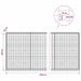 Gabion cu Sârmă de 5 mm și Plasă de 5x10 cm 1100x30x150 cm - WALTI WALTI