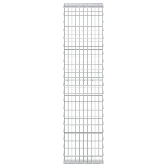 Gabion cu Sârmă de 5 mm și Plasă de 5x10 cm 50x30x200 cm WALTI