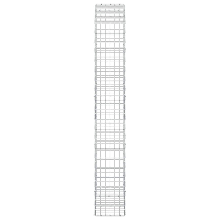 Gabion cu Sârmă de 5 mm și Plasă de 5x10 cm 150x30x200 cm - WALTI WALTI
