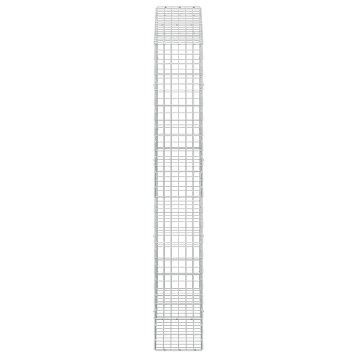 Gabion cu Sârmă de 5 mm și Plasă de 5x10 cm 200x30x200 cm WALTI