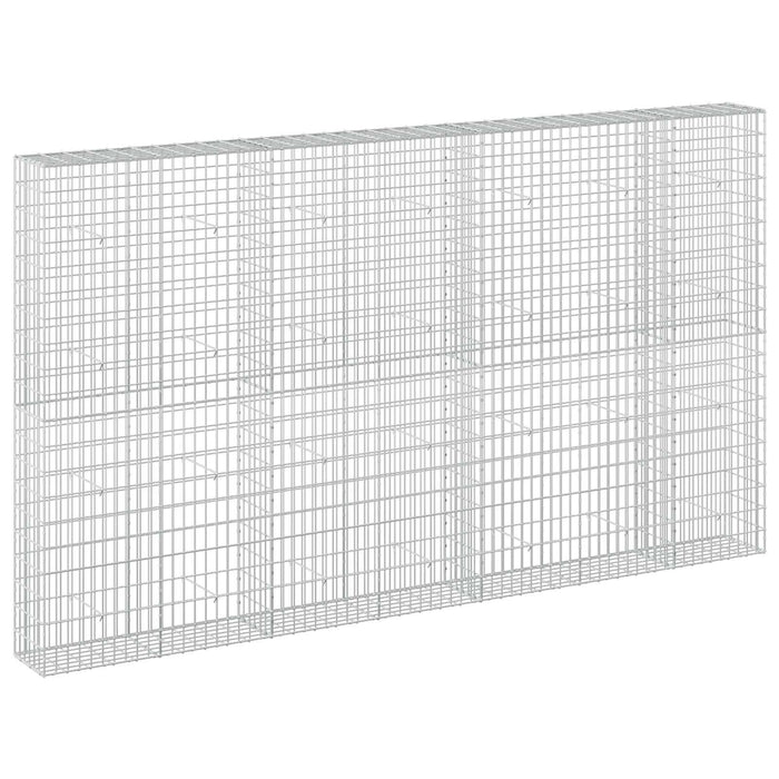 Gabion cu Sârmă de 5 mm și Plasă de 5x10 cm 350x30x200 cm WALTI