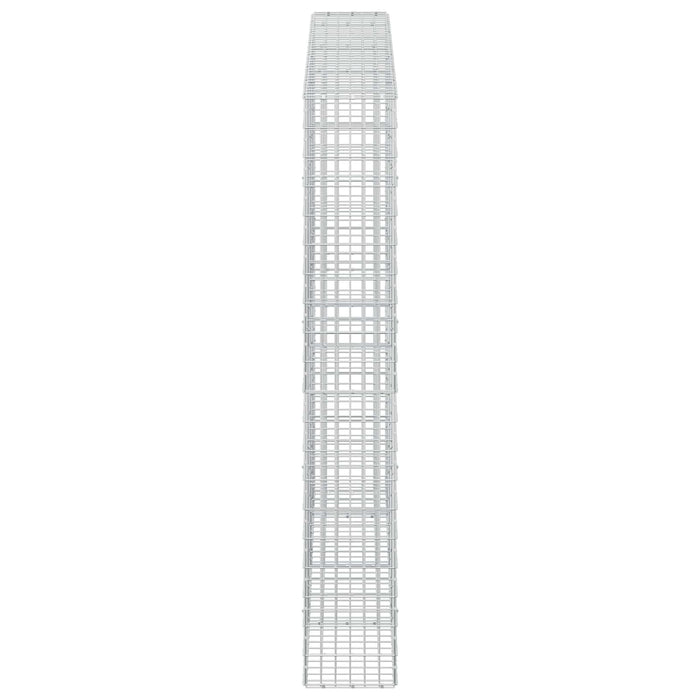 Gabion cu Sârmă de 5 mm și Plasă de 5x10 cm 350x30x200 cm WALTI