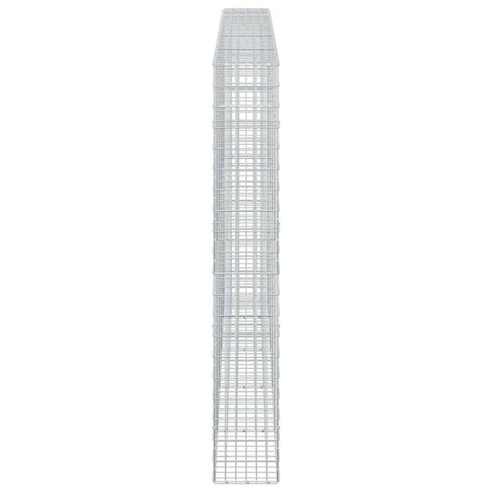 Gabion cu Sârmă de 5 mm și Plasă de 5x10 cm 450x30x200 cm WALTI