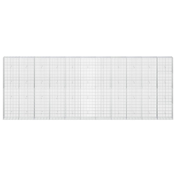 Gabion cu Fir de 5 mm și Plasă de 5x10 cm 550x30x200 cm WALTI
