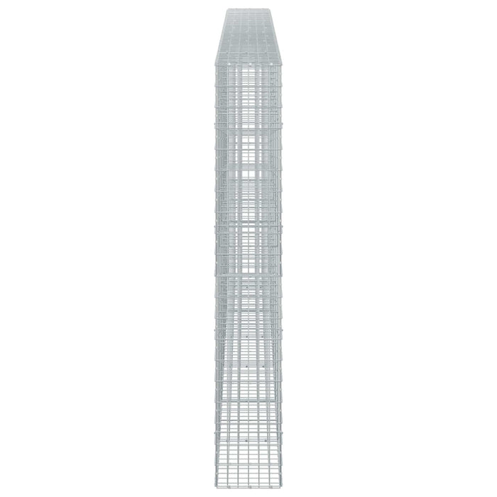 Gabion cu Sârmă de 5 mm și Plasă de 5x10 cm 650x30x200 cm WALTI