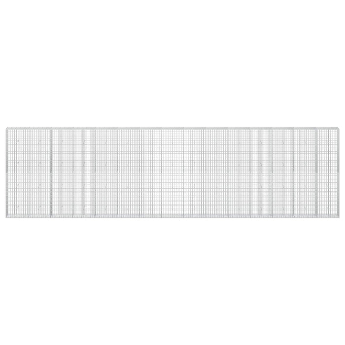 Gabion cu Sârmă de 5 mm și Plasă de 5x10 cm 750x30x200 cm - WALTI WALTI