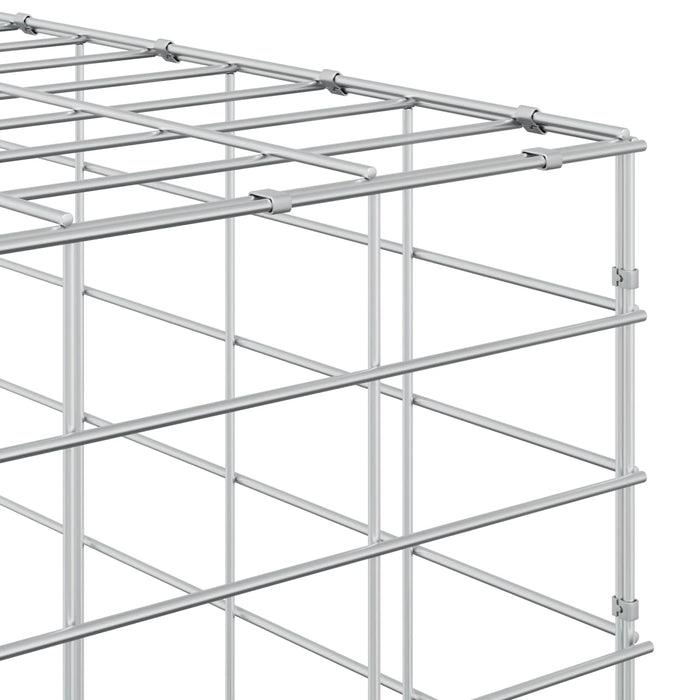 Gabion cu Sârmă de 5 mm și Plasă de 5x10 cm 900x30x200 cm WALTI