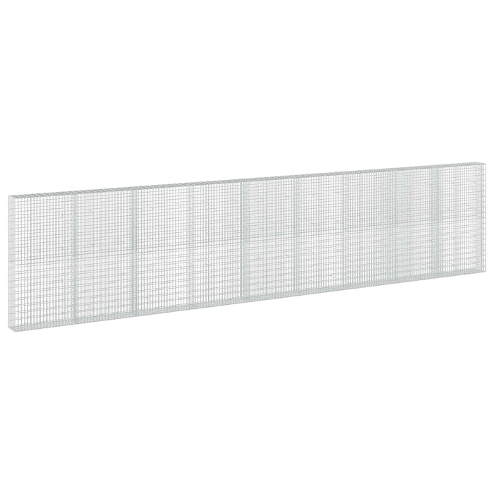 Gabion cu Sârmă de 5 mm și Plasă de 5x10 cm 900x30x200 cm WALTI