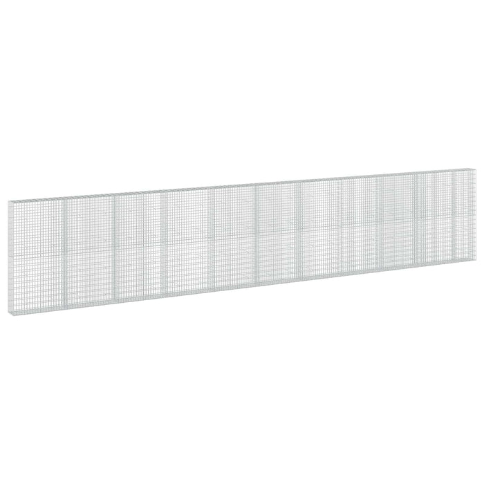 Gabion cu Sârmă de 5 mm și Plasă de 5x10 cm 1050x30x200 cm WALTI