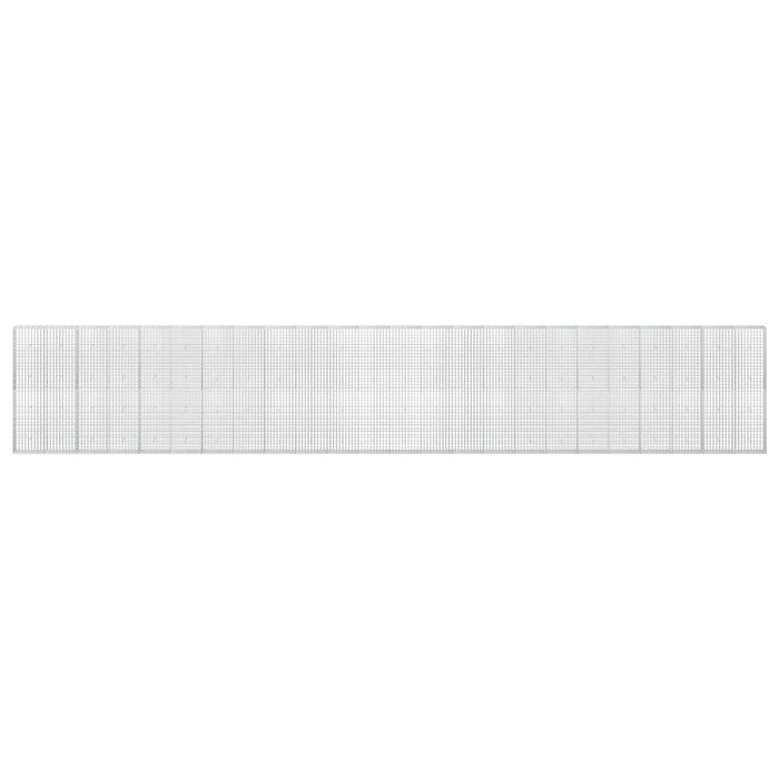 Gabion cu Sârmă de 5 mm și Plasă de 5x10 cm 1200x30x200 cm WALTI