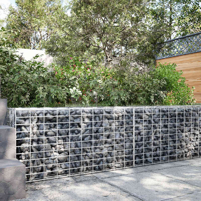 Gabion cu Sârmă de 5 mm și Plasă de 5x10 cm 50x50x50 cm WALTI