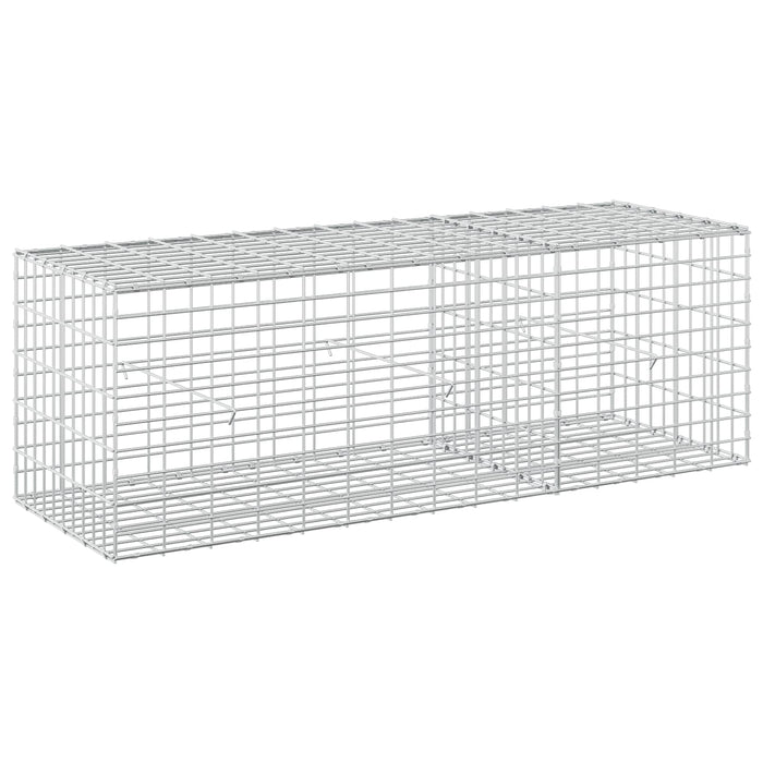 Gabion cu Sârmă de 5 mm și Plasă de 5x10 cm 150x50x50 cm WALTI