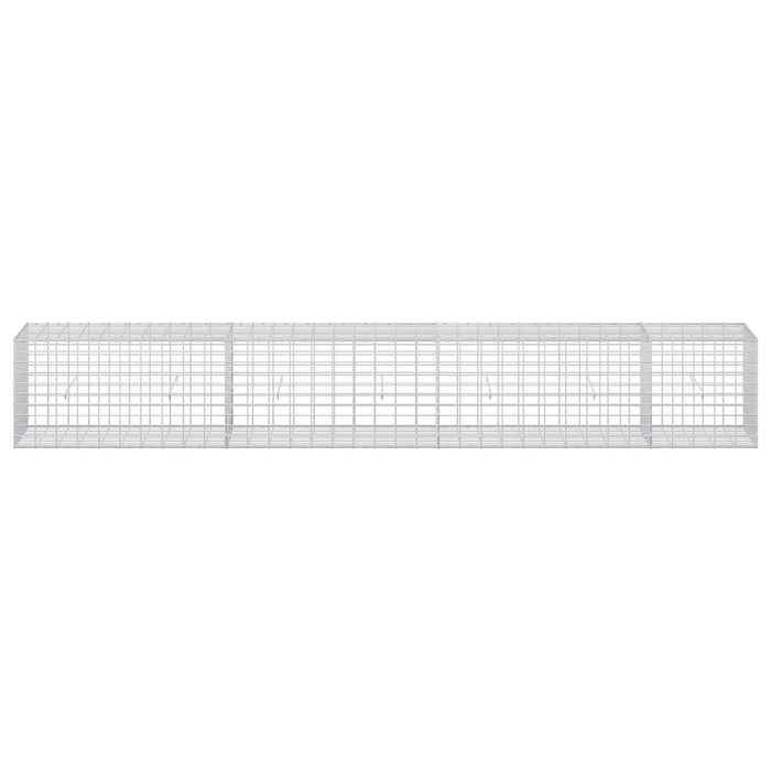 Gabion cu Fir de 5 mm și Plasă de 5x10 cm 350x50x50 cm WALTI