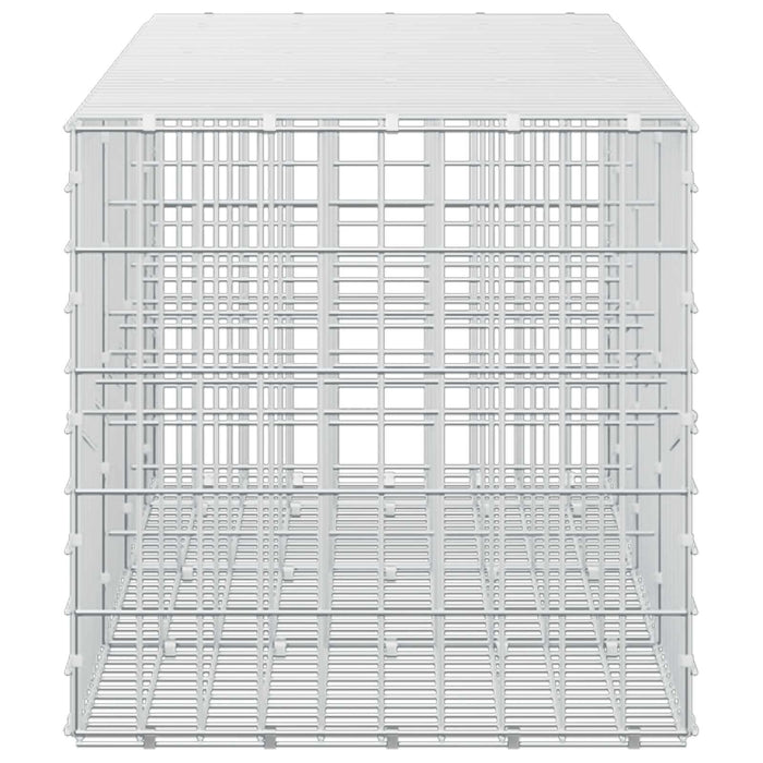 Gabion cu Fir de 5 mm și Plasă de 5x10 cm 350x50x50 cm WALTI