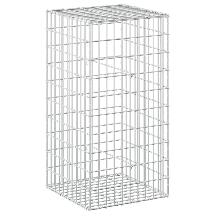 Gabion cu Sârmă de 5 mm și Plasă de 5x10 cm 50x50x100 cm WALTI