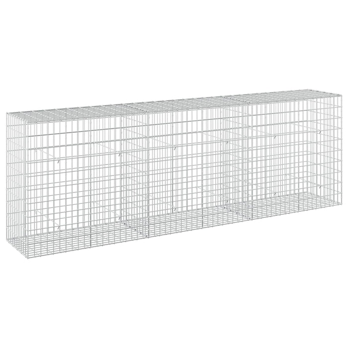 Gabion cu Sârmă de 5 mm și Plasă de 5x10 cm 300x50x100 cm - WALTI WALTI